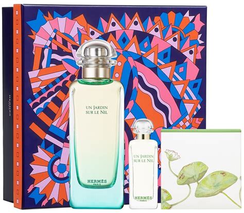 sommer parfum un jardin sur le nil hermesentis hermes filialen|Hermes jardin perfume set.